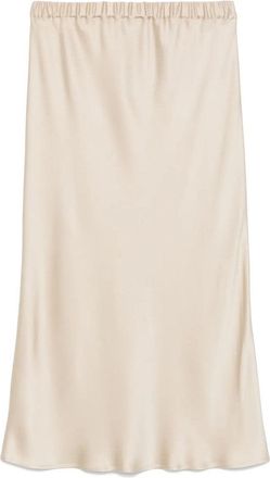 Antonelli Light Beige Orinoco Midi Skirt