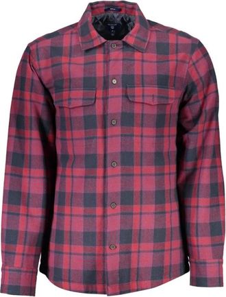 GANT Elegante paarse katoenen overhemd - Heren - Casual Overhemden - Paars - S - Katoen - Overhemden
