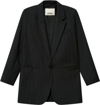 Isabel Marant Nerix Jacket - Dames - Blazers - Grijs - XS - Wol - Jassen