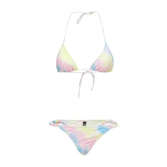 Reina Olga Bikinis, female, Multicolor, Size: 2XS Scrunchie Bikini in Pastel Colors