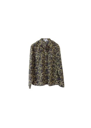 Michael Kors Collection Camo Print Shirt Size M