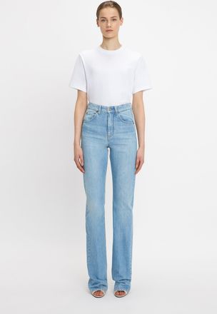 Victoria Beckham Julia Jean In Light Blue Wash 25
