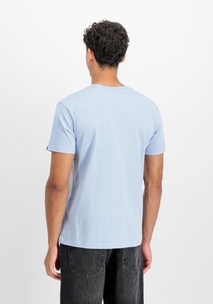 Alpha Industries T-Shirt ALPHA INDUSTRIES Basic T-Shirt ML, Herren, Gr. 3XL, artic blau, Obermaterial: 100% Baumwolle, Shirts T-Shirt