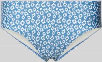 Marc O'Polo Bikini Slip mit Allover-Muster in Blau, Gr&ouml;&szlig;e XS