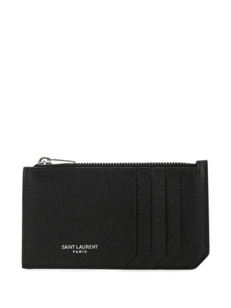 Saint Laurent klassiek Fragmenten ritsvakje - Zwart