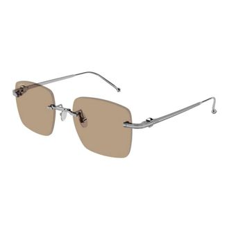 Cartier Ct0403S 005 Sunglasses - male - Cartier - Sunglasses - Gray - 52 MM - Accessories