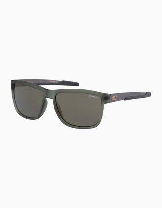 O'Neill Mens ONeill Mens ONS-9006-2.0 Square Polarised Sunglasses - Matte Khaki Crystal Gun - Size: ONE size