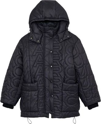 Marc Jacobs The Monogram quilted puffer jacket - women - Nylon - M - Black