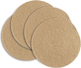 AM.PM Set van 4 placemats van jute, Djutt, door Val&eacute;rie Barkowski