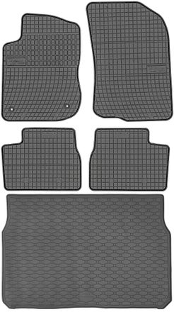 OEM Juego De Alfombrillas De Goma Para Coche Y Alfombrilla Para Maletero Peugeot 208 I Hatchback (de Marzo De 2012 A Mayo De 2019)