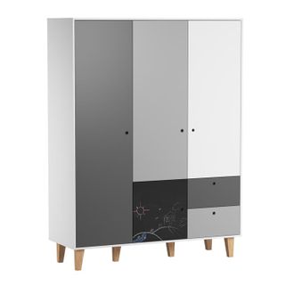 Vox Armario 3 Puertas Vox Concept Negro