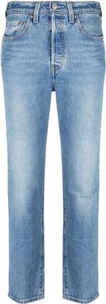 Levi's 501 Original straight-leg jeans - women - Cotton/Elastane - 27 - Blue