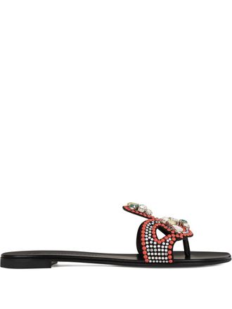 Giuseppe Zanotti Turchesite suede sandals - Black