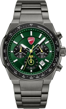 Ducati Supermotos Chronograph Quartz Green Dial Mens Watch DTWGI0003202