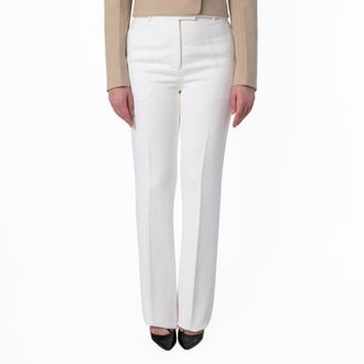 Ferragamo Tailored Wool Sport Trousers, Brand Size 44 ( US Size 10 )