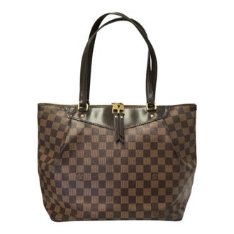 Louis Vuitton Brown Damier Canvas Tote Bag (Pre-Owned)