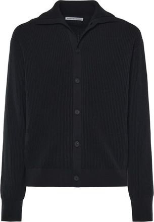 STUDIO NICHOLSON Oran Cardigan - Heren - Truien - Zwart - Maat: XL Mohair