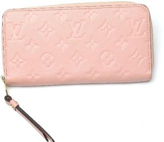 Louis Vuitton Monogram Empreinte Rose Poudre Monogram Empreinte Long Wallet (Bi-Fold) (Pre-Owned)