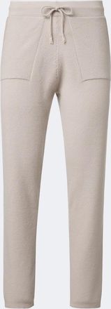 Eleventy Pantaloni sportivi in cashmere a coste