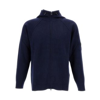 C.P. Company C.p. Company, Heren, Sweatshirts & Hoodies, Blauw, Maat: XL Wol