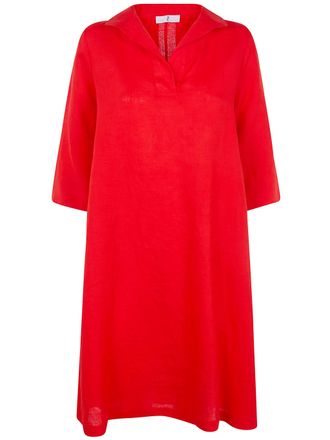 Whyci Abito Manica Lunga Polo Neck Dress