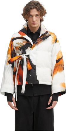 Yohji Yamamoto AOP Puff Jacket - Heren - Gewatteerde jassen - Veelkleurig - S - Leer - Jassen