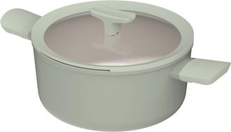 Berghoff Berghoff Leo Balance Sage Non-Stick Ceramic 4.6Qt Stockpot With Glass Lid