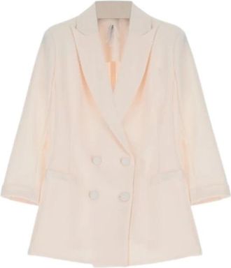 Imperial Stijlvolle Jas - Dames - Blazers - Beige - XS - Polyester - Jassen