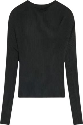 Semicouture Ronde hals gebreid - Dames - Ronde hals truien - Zwart - M - Truien & Vesten