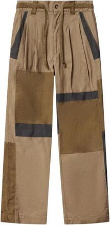 Isabel Marant Heren, Broeken, Bruin, Maat: 3XS