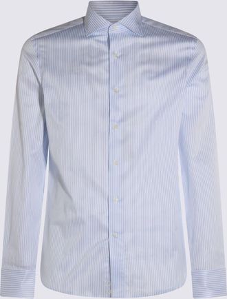 Canali Light Blue Cotton Shirt