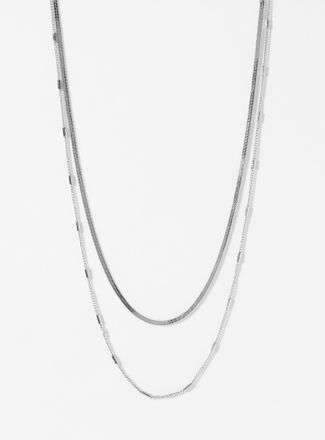 Simons Womens Snake-link two-row chain