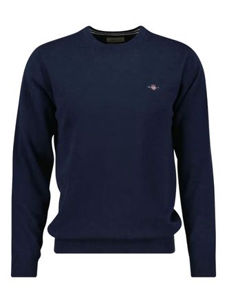GANT crew-neck wool sweatshirt - Blue