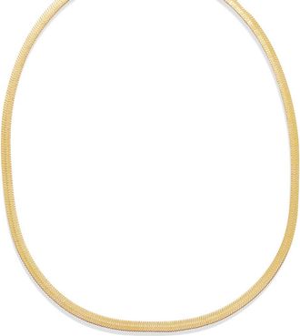BEN ONI Herringbone Necklace, 3mm in Gold at Nordstrom, Size 16