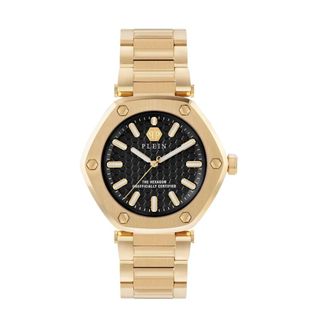 Philipp Plein Hexagon 38mm Horloge - Dames - Horloges - Geel - ONE Size - Accessoires