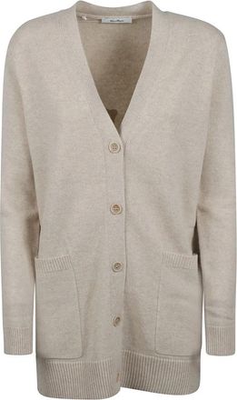 Max Mara Cardigans - Dames - Vesten - Grijs - XS - Truien & Vesten