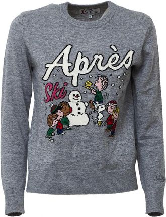 MC2 Saint Barth Maglione New Queen Girocollo - - Knitwear - Donna - Grigio - M