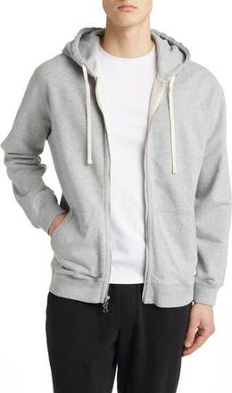 Reigning Champ Midweight Terry Classic Full Zip Hoodie in Heather Grey at Nordstrom Rack, Size Xx-Large