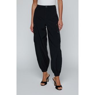 L'agence Greer Cargo Jogger Pants in Black at Nordstrom, Size X-Small