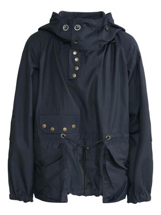 Maison Margiela wind-proof sports jacket - men - Virgin Wool/Polyamide - 52 - Blue