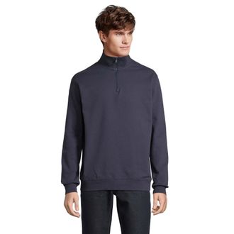 SOLS Uniseks Conrad Sweatshirt met Quarter Zip voor volwassenen (Franse marine)