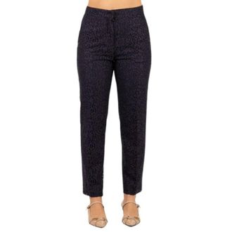 Max Mara Slim-fit Trousers, female, Blue, Size: XS Slim-fit Trousers