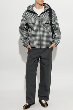 Kenzo Hooded Jacket, Mens, Grey