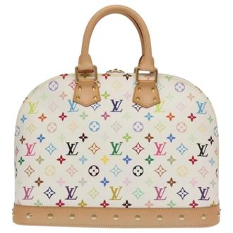 Louis Vuitton Pre-owned Canvas Handtas - Dames - Pre-owned - Wit - Maat: ONE Size