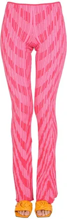 Philosophy di Lorenzo Serafini Striped Viscose Trousers - Pink