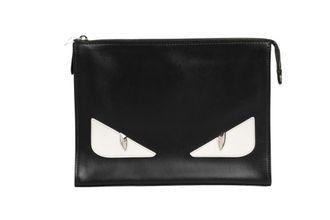 Fendi Monster Eyes Clutch Womens Bag (Pre-Owned)