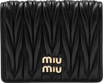Miu Miu Dames, Accessoires, Zwart, Maat: ONE Size Leer