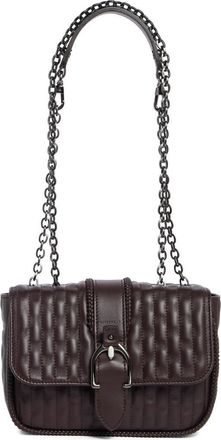 Longchamp Extra Small Quilted Leather Crossbody Bag in Eggplant at Nordstrom Rack