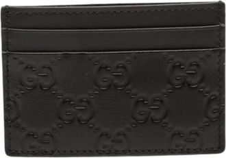 Gucci Pre-owned Wallets, female, Black, Size: ONE SIZE Pre-owned Leather wallets
