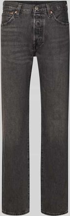 Levi's Regular Fit Jeans mit Eingrifftaschen Modell 501 in Dunkelgrau, Größe 30/30